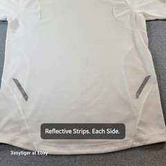 Adidas Essentials Clima365 Climalite Cool Tech Athletic Top White Black Men’s M