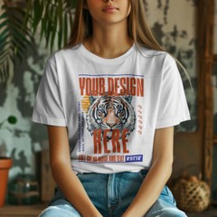Your Design Full Color Custom Print Text, Logo or Photo On T Shirt Graphic Tee