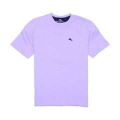 Tommy Bahama Mens Crew Neck T-Shirt S Violet Tulip Cotton Spandex Solid Graphic