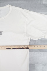 RRL Double RL Ralph Lauren Short Sleeve T-Shirt Size Large White Graphic