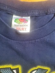 Kansas Band Heavy Cotton In Wheat We Stand Tshirt MEN’S Sz L Fruit Of T Loom