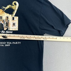 2009 Alamo San Antonio Tea Party Black T-Shirt L Y2K Don’t Tread On Us Y2K 2000s