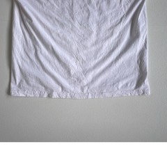 Nasty Neckface LA Video Games “Finish Him” Graphic T-Shirt / L / White Cotton