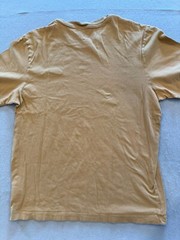 Nike T Shirt Mens Medium Beige Cotton Active Athleisure Gym Running Basic Tee