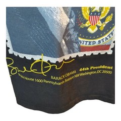 President Barack Obama All Over Print T-Shirt From Inaguration Rap cityLAB XL