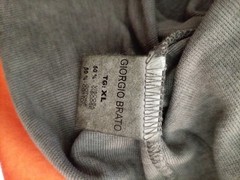 Giorgio Brato Men’s T-Shirt Size XL Dark Grey Cotton Viscose