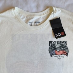 5.11 Tactical Birds & Banners USA America Eagle Patriot White XL Graphic T-Shirt