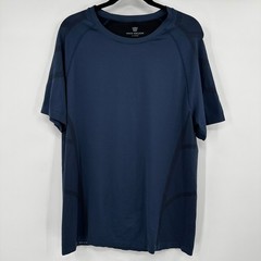 Mack Weldon Stealth Short Sleeve T-Shirt Mens XL Blue Performance Active Tech