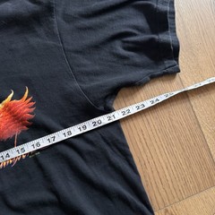 Vintage Harley Davidson Flame Eagle Black Mens Large Shirt 90s Hawaii Pacific
