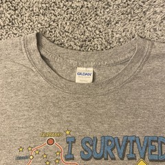 Vintage I Survived The Alaska Highway XL T-Shirt Anchorage Fairbanks