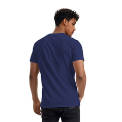 1 Pack Crew Neck For Men’s 100% Cotton Soft T-Shirt Designed Tee