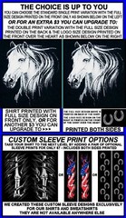 BEAUTIFUL EQUESTRIAN HORSE SHOW ART WHITE HORSE LONG SLEEVE T-SHIRT WS317