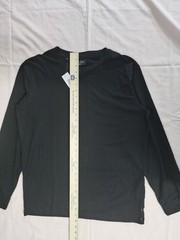 NWT Jachs New York Black Long Sleeve Crew Neck Shirt M