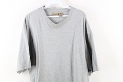 Vintage LL Bean Mens Large Blank Baggy Fit Short Sleeve T-Shirt Heather Gray