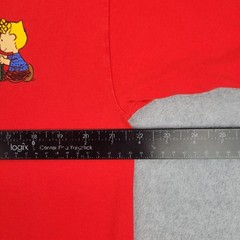 Peanuts Christmas Graphic T-Shirt Men Large Red Snoopy Charlie Brown Holiday Y2K