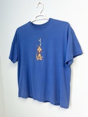 Vintage Grinch Max Promo T Shirt Dr Seuss Movie Tee Blue Size Large