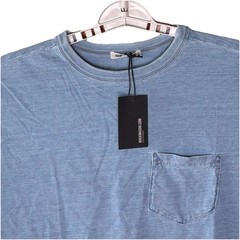 Buck Mason New IndigoDipped Yuma 90s Boxy Pocket Tee Mens Medium Blue SS