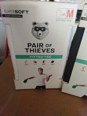 ( LOT OF 2 PACKS ) Men’s Pair Of Thieves (4 )Super Soft T-Shirts Size Medium