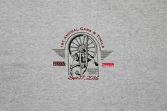 1ST ANNUAL CARS & TOOLS EVENT t-shirt size 2XL