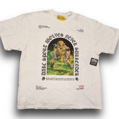 Darc Sport Hero Elite Marvel Wolverine “Never Surrender” Oversized Tee White XL