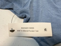 Men’s Shirts, (New w/tags), Athletic Works, S/S Crew Neck Pocket Tee 4XL (58-60)