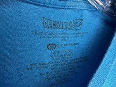 Dragon Ball Z Bird Studio Blue Graphic SS Shirt Men Size 3XL