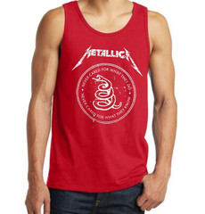 Metallica ‘NEM’ Heavy Metal Band Men’s Tank Tops (Multiple Variations)