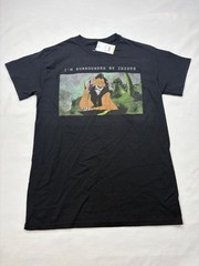 Disney Lion King Scar I’m Surrounded by Idiots Black T-Shirt ,sz Small