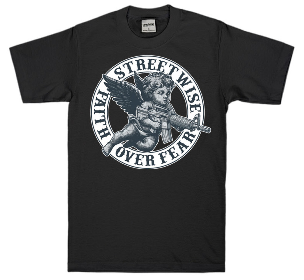 streetwise Gunners Graphic T-Shirt Black & Navy Blue M-5XL