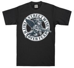 streetwise Gunners Graphic T-Shirt Black & Navy Blue M-5XL