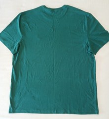 Nautica Men’s Green Crew Neck T-Shirt 3XL Big & Tall Solid Logo Cotton Knit NWT