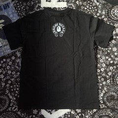A Bathing Ape (BAPE) x Chrome Hearts Black T-Shirt Size S