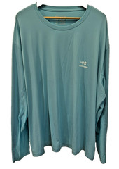 Huk Performance Fishing Men’s Long Sleeve Shirt Blue Size 4XL UPF Sun Protection