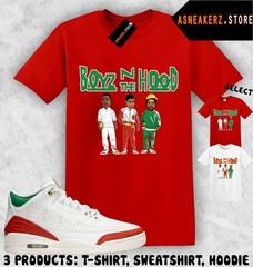 Tee Shirt Matching AJ 3 OG El Vuelo 2025 Match Sneaker Sneakerhead Boyz T-Shirt