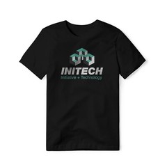 Initech Logo : Office Space Movie, Classic Cotton Tee