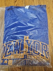 Katz’s Deli special limited edition celebration Knicks T Shirt XL New In Plastic