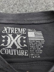 Xtreme Couture Shirt Small Gray Thermal Long sleeve Waffle Cross by Affliction