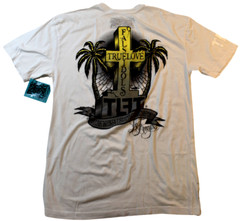 True Love False Idols Mens TLFI Breakwater White Tee Shirt NWT XL, 3XL