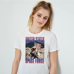 United States Space Force T-Shirt – Space Military Astronaut Graphic Tee