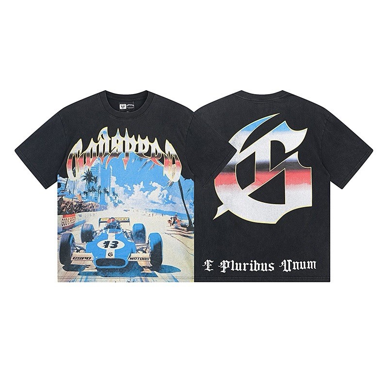 Graphite Design Tee Shirt with race cars design