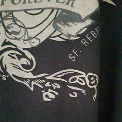 Levis Mens Black T Shirt Freedom Forever Size L 48″ Chest Good Used Condition