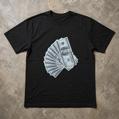 6 People I Trust Funny Money Graphic T-Shirt Dollar Bill Humor Meme Tee