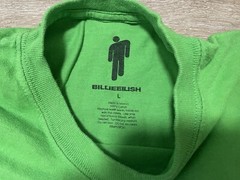 Billie Eilish Blohsh Neon Green Sz L T-Shirt Short Sleeve Concert Tour Unisex