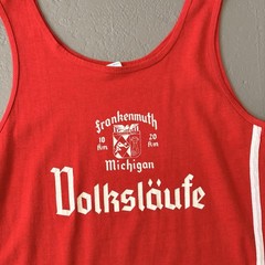 Vintage 1970’s Single Stitch Michigan Champion Running Tank – Medium
