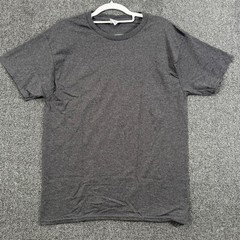 Hanes Mens M 4 Pack T-Shirt Charcoal Heather Grey Comfort Soft Basic Essential