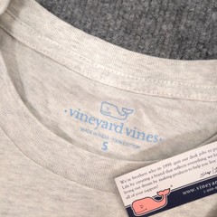 Vineyard Vines Shirt Mens S Heather Gray Chilly Peppers Campfire Long Sleeve NEW