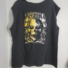 Vintage Metallica Mexican Boot Rock Revolution Revolucion Cut Sleeves T-shirt
