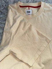 HOMECORE TSHIRT Unisex Beige Linen Short Sleeve XXL Home Core