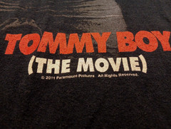 2011 XL FOTL Tommy Boy Chris Farley Dinghy Graphic Movie Collector T Shirt