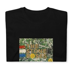 THE STONE ROSES Debut Album Black/White/Navy Short-Sleeve Unisex T-Shirt